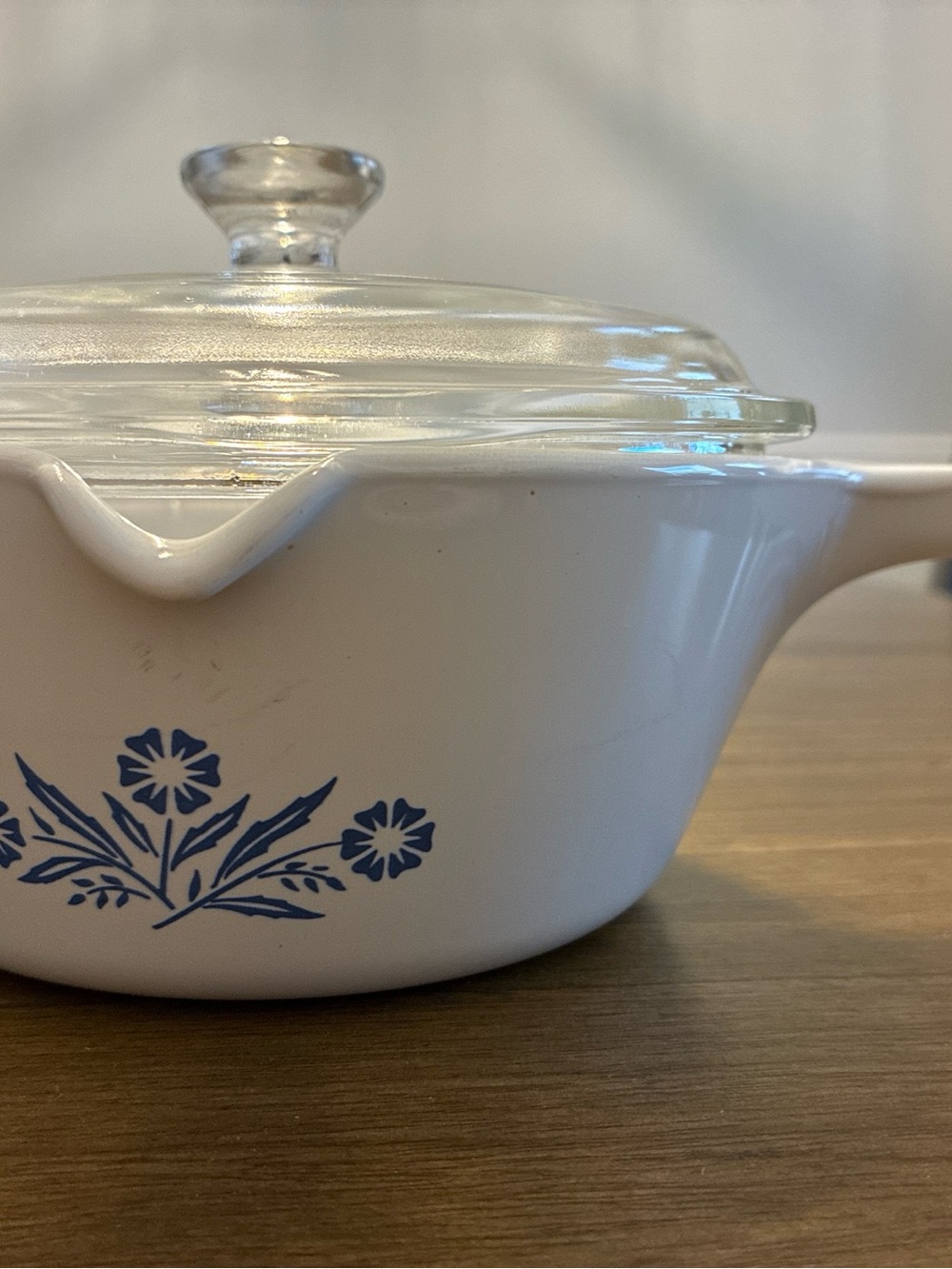 Vintage Corning Ware Blue Cornflower P-89-B 2.5 cup Sauce Pan w P-81-C Lid